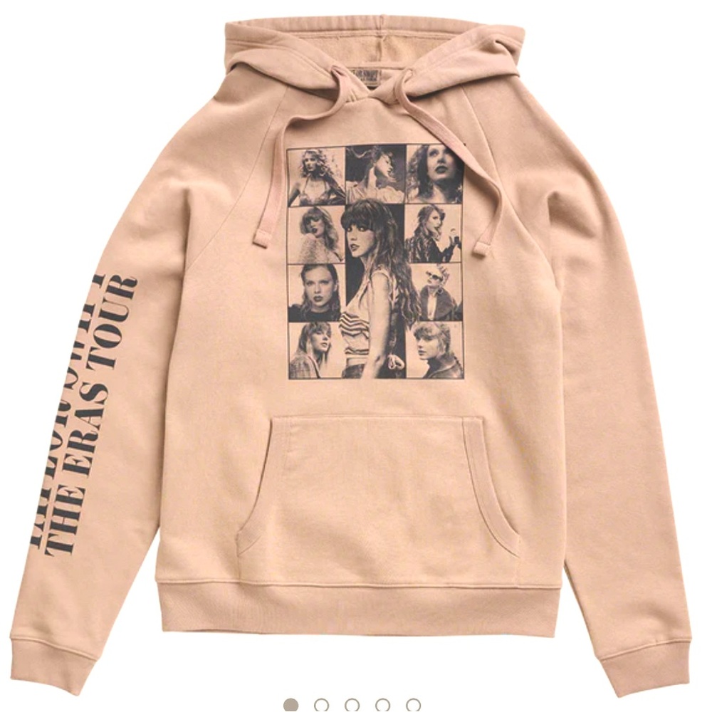 Taylor Swift the Eras Tour Taupe/Nude Hoodie Authentic/New
